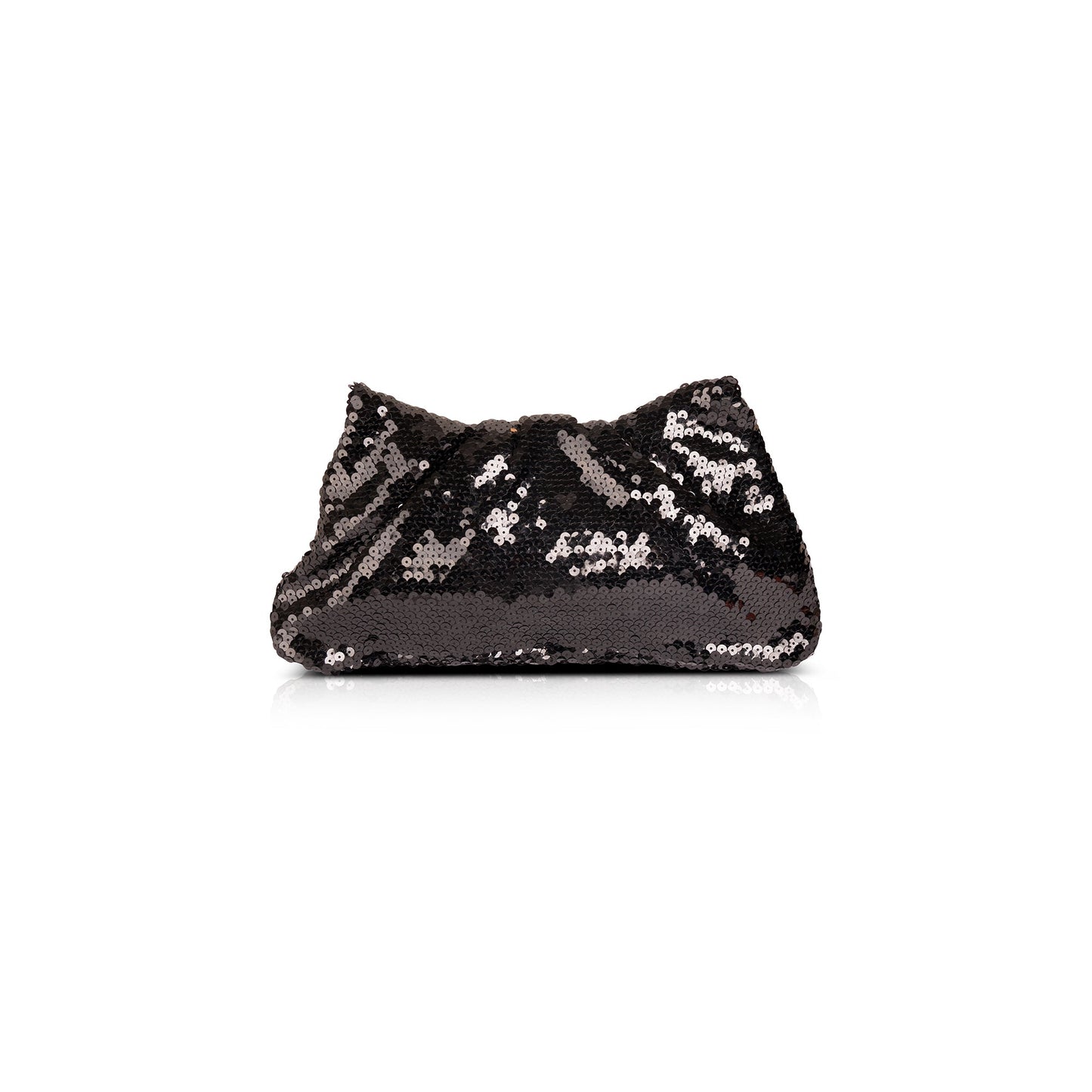 Chanel Sequin CC Half Moon Clutch
