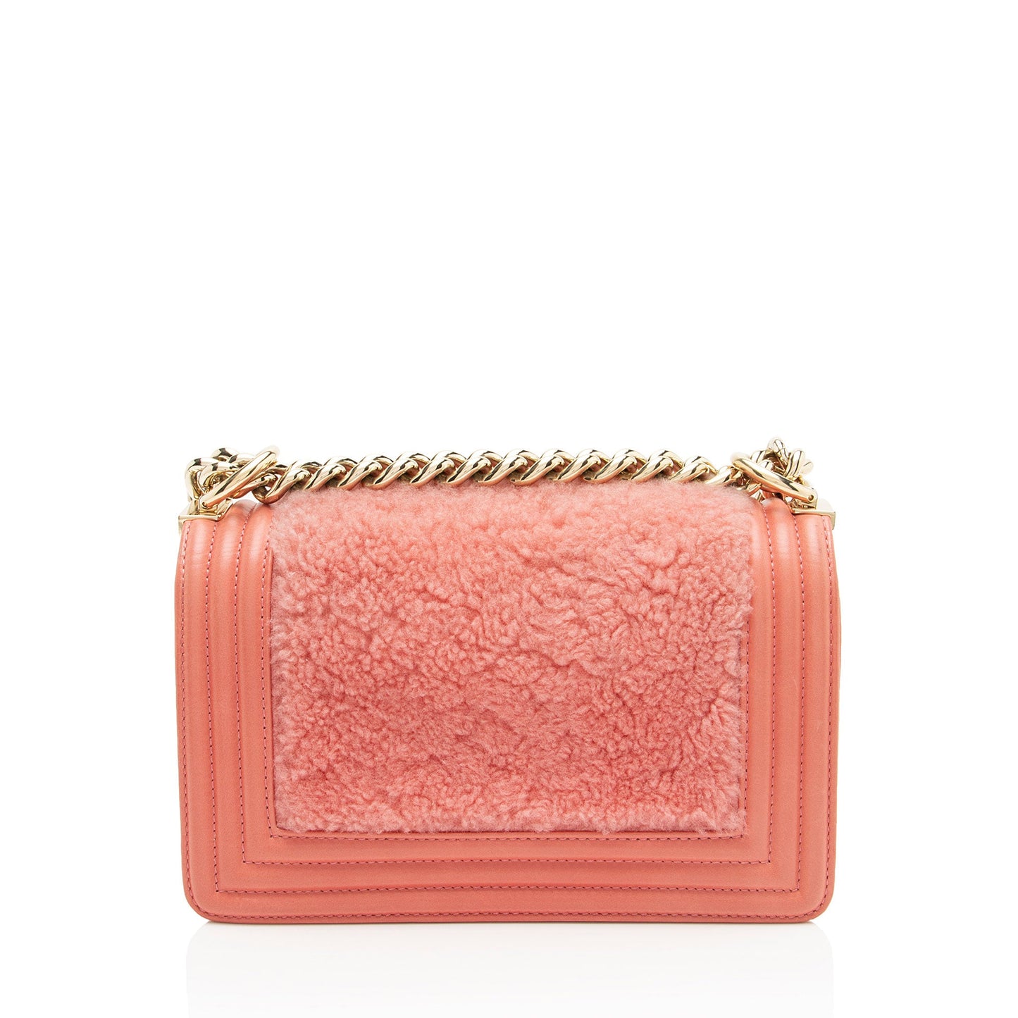 Chanel Shearling Calfskin Small Boy Bag