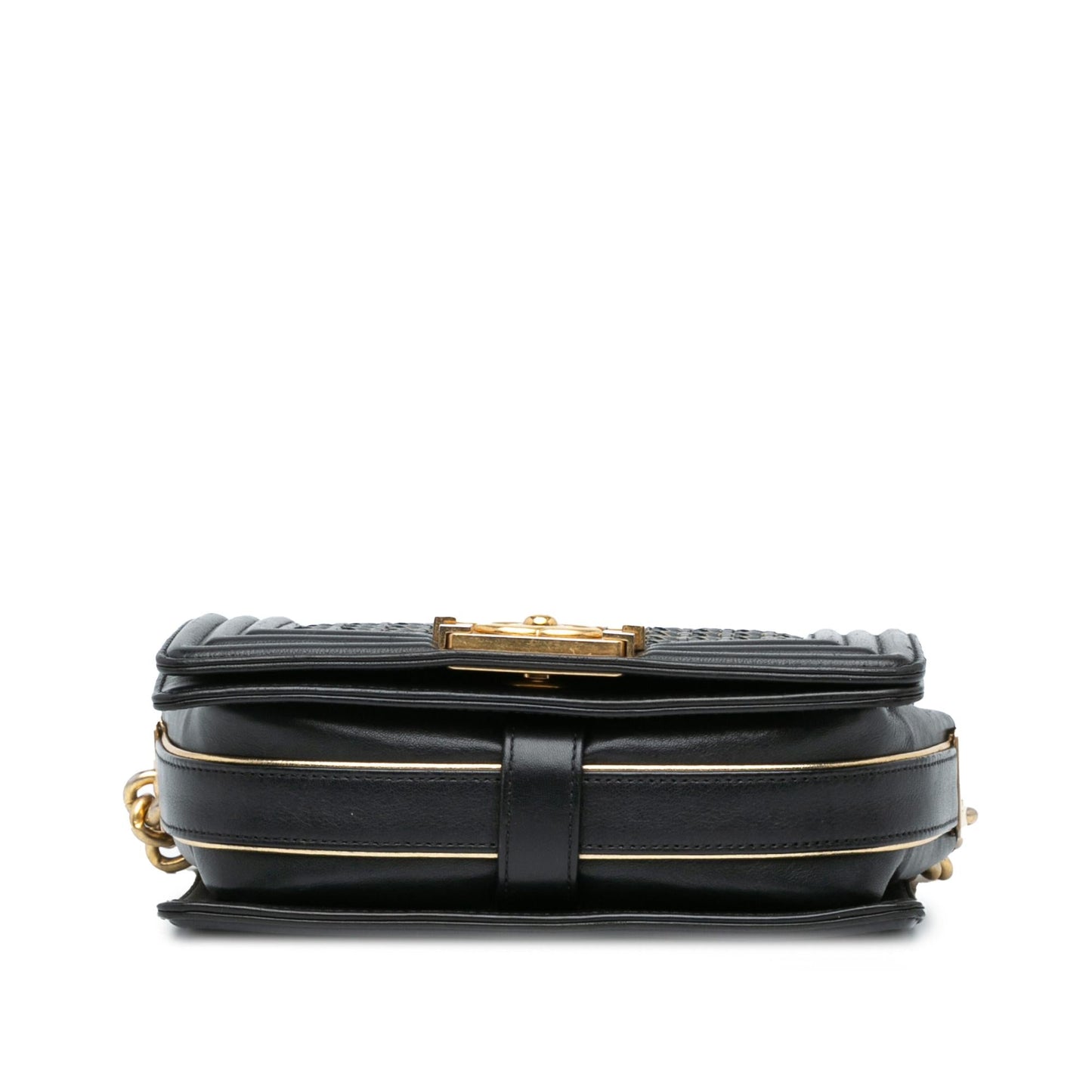 Chanel Small Braided Sheepskin Boy Flap (SHG-3XvapB)