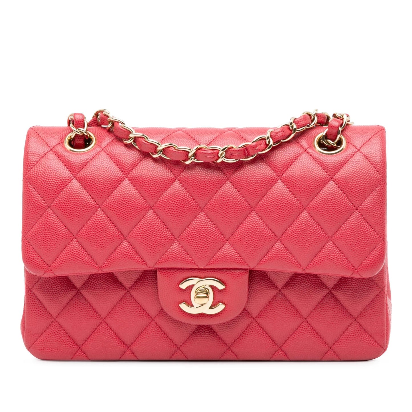 Chanel Small Classic Caviar Double Flap (SHG-hPxEIt)