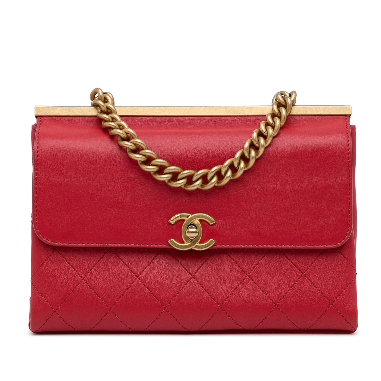 Chanel Small Coco Luxe Flap Satchel (SHG-1DtvPd)