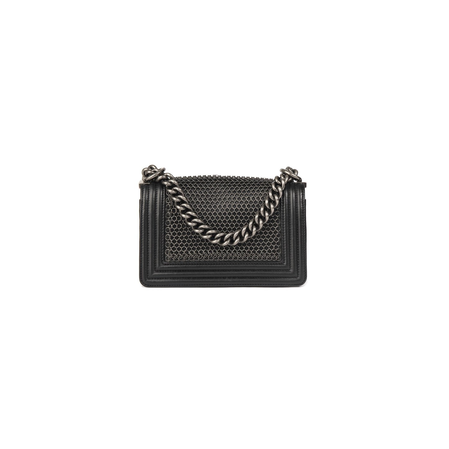 Chanel Small Paris-Edinburgh Chainmail Boy Bag