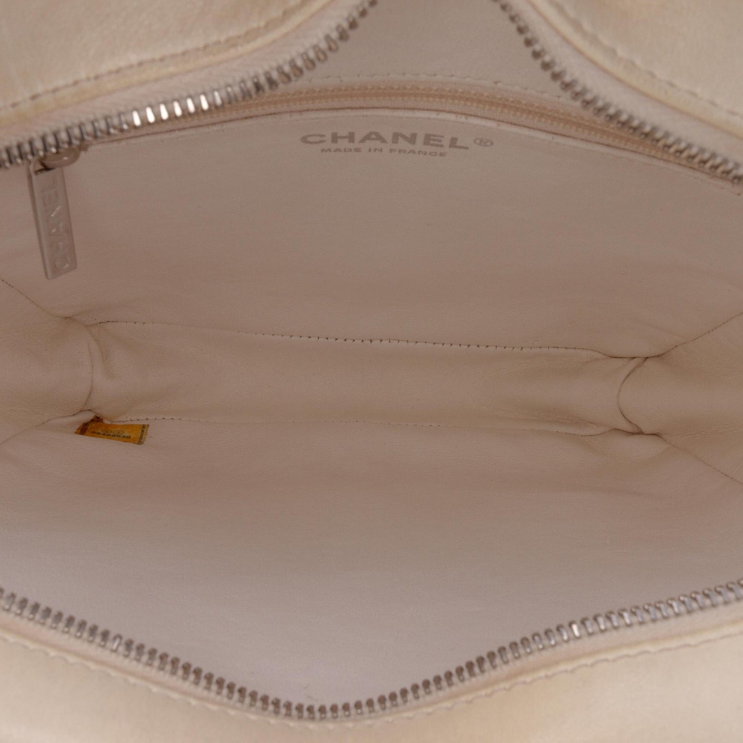 Chanel Small Tweed and Resin Zipped Shopping Bag