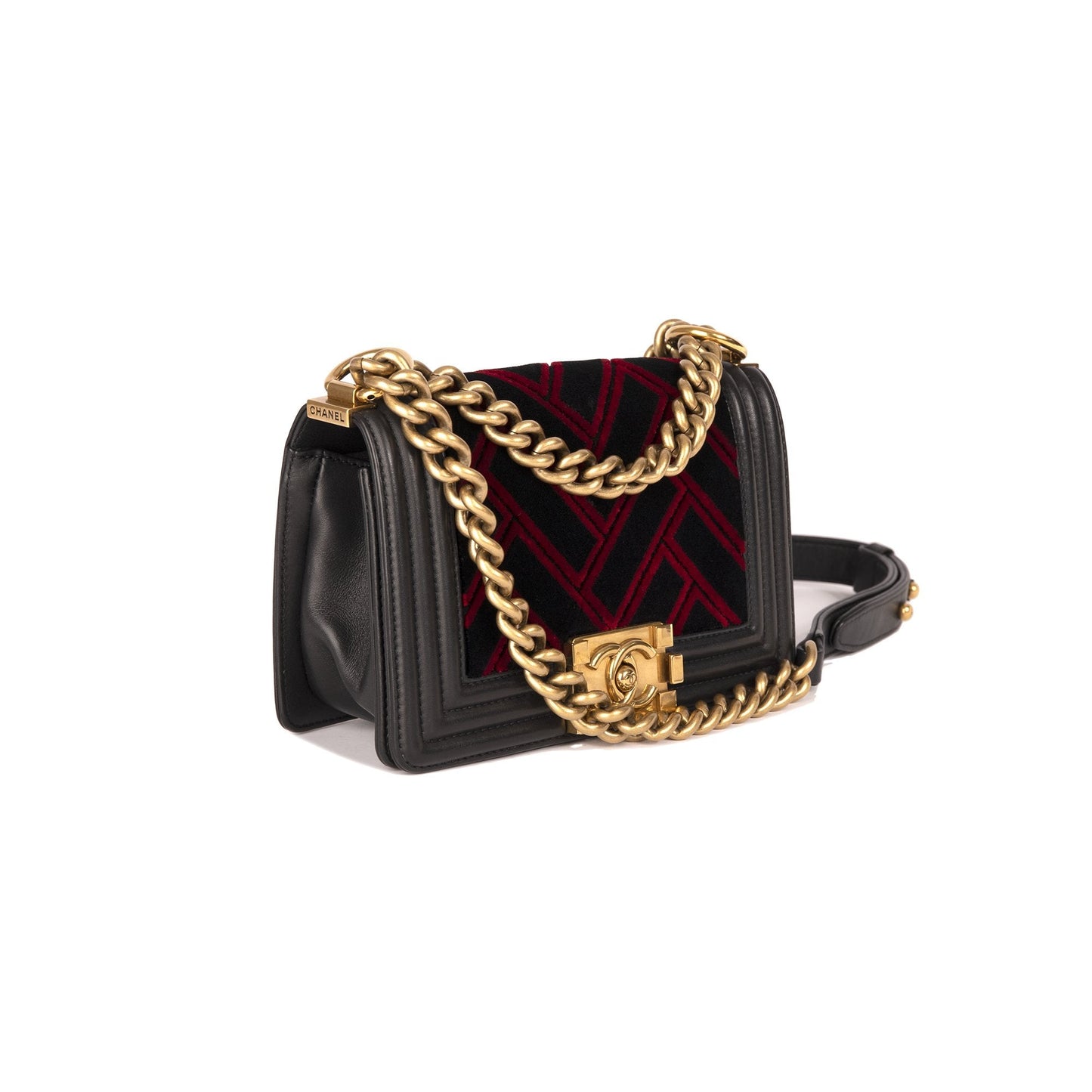 Chanel Small Velvet Boy Bag