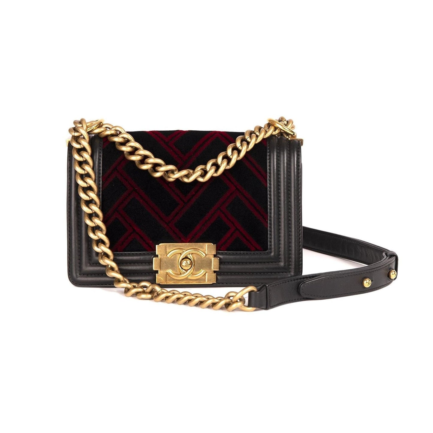 Chanel Small Velvet Boy Bag