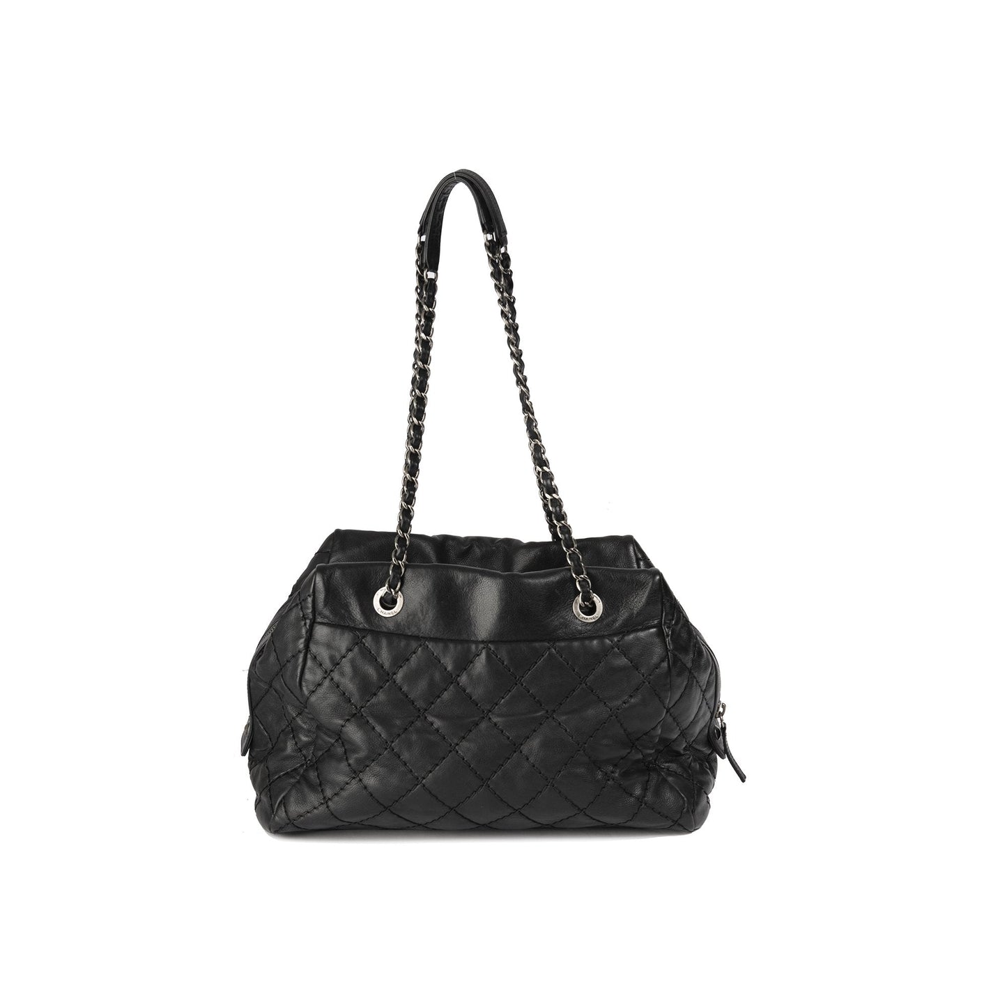 Chanel Stitch It Calfskin Leather Bowler Bag