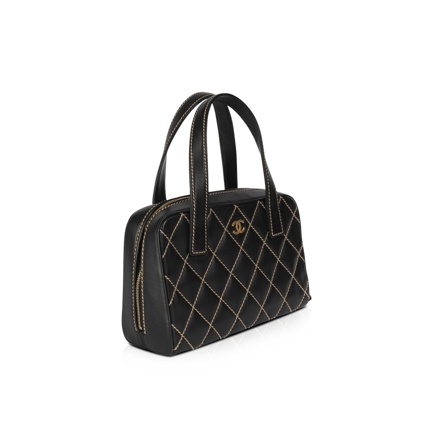Chanel Surpique Bowler Bag