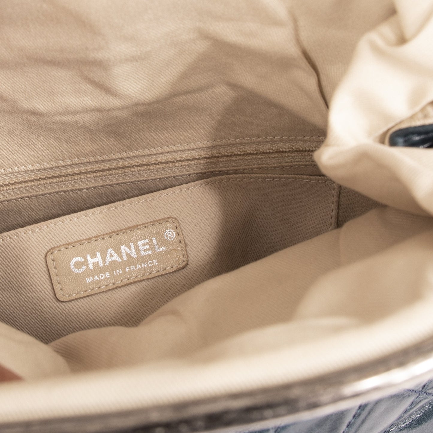 Chanel Tabatiere Foldover Kiss-Lock Bag