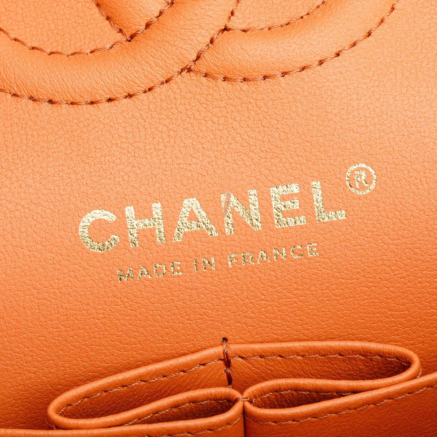 Chanel Terracotta Quilted Lambskin Leather Classic Small Double Flap Bag