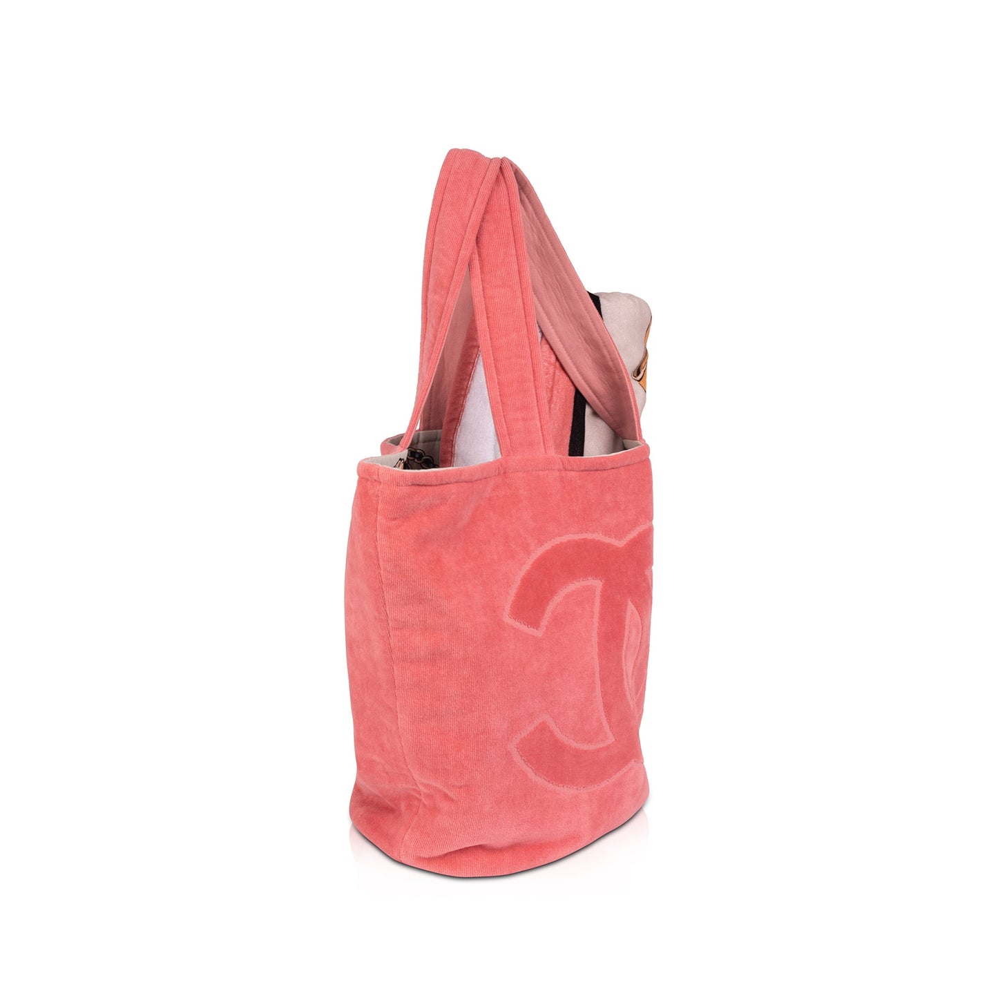Chanel Terry Cloth Beach Tote