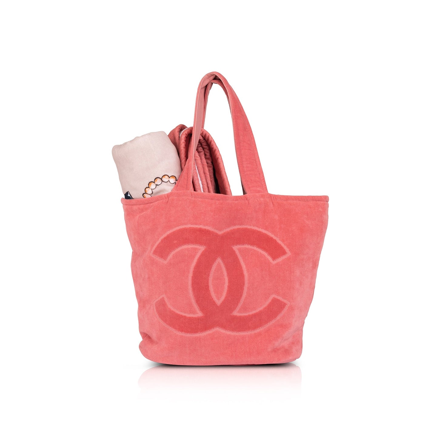 Chanel Terry Cloth Beach Tote
