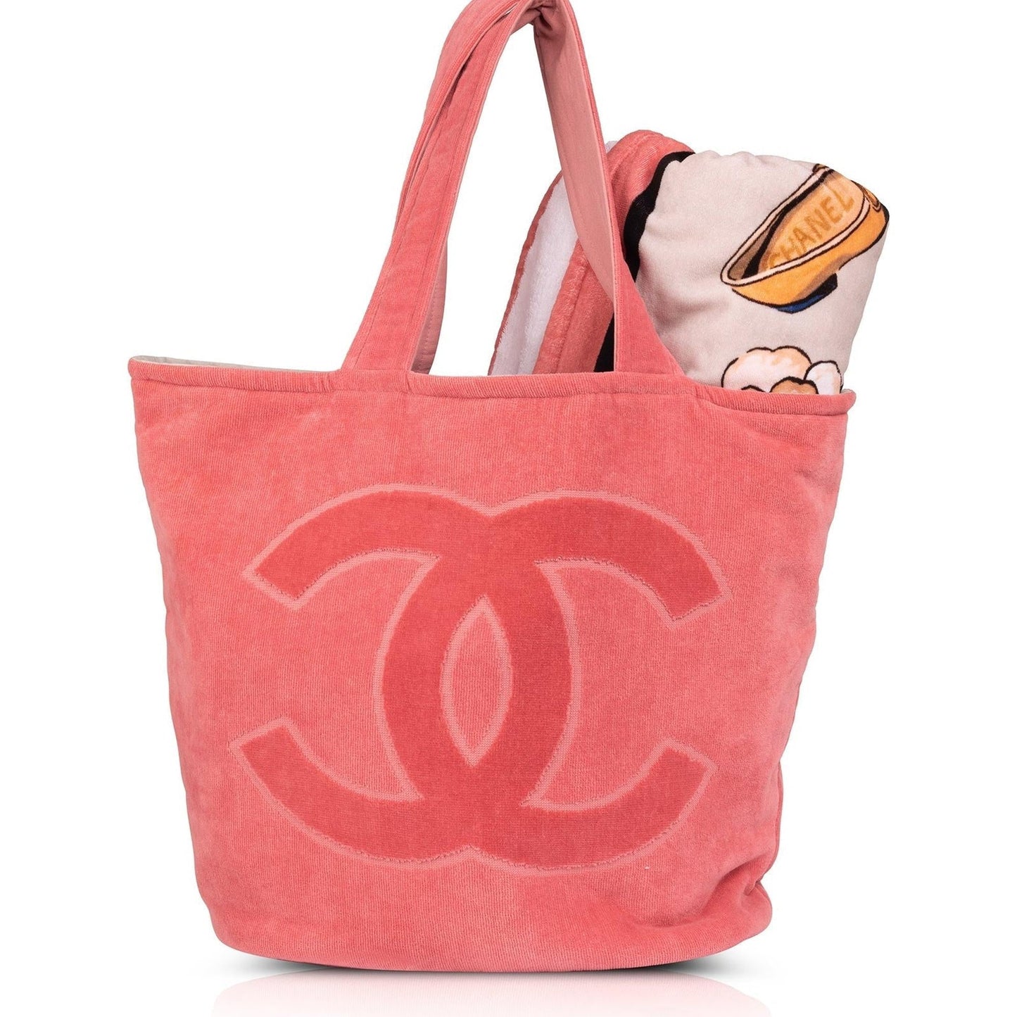 Chanel Terry Cloth Beach Tote