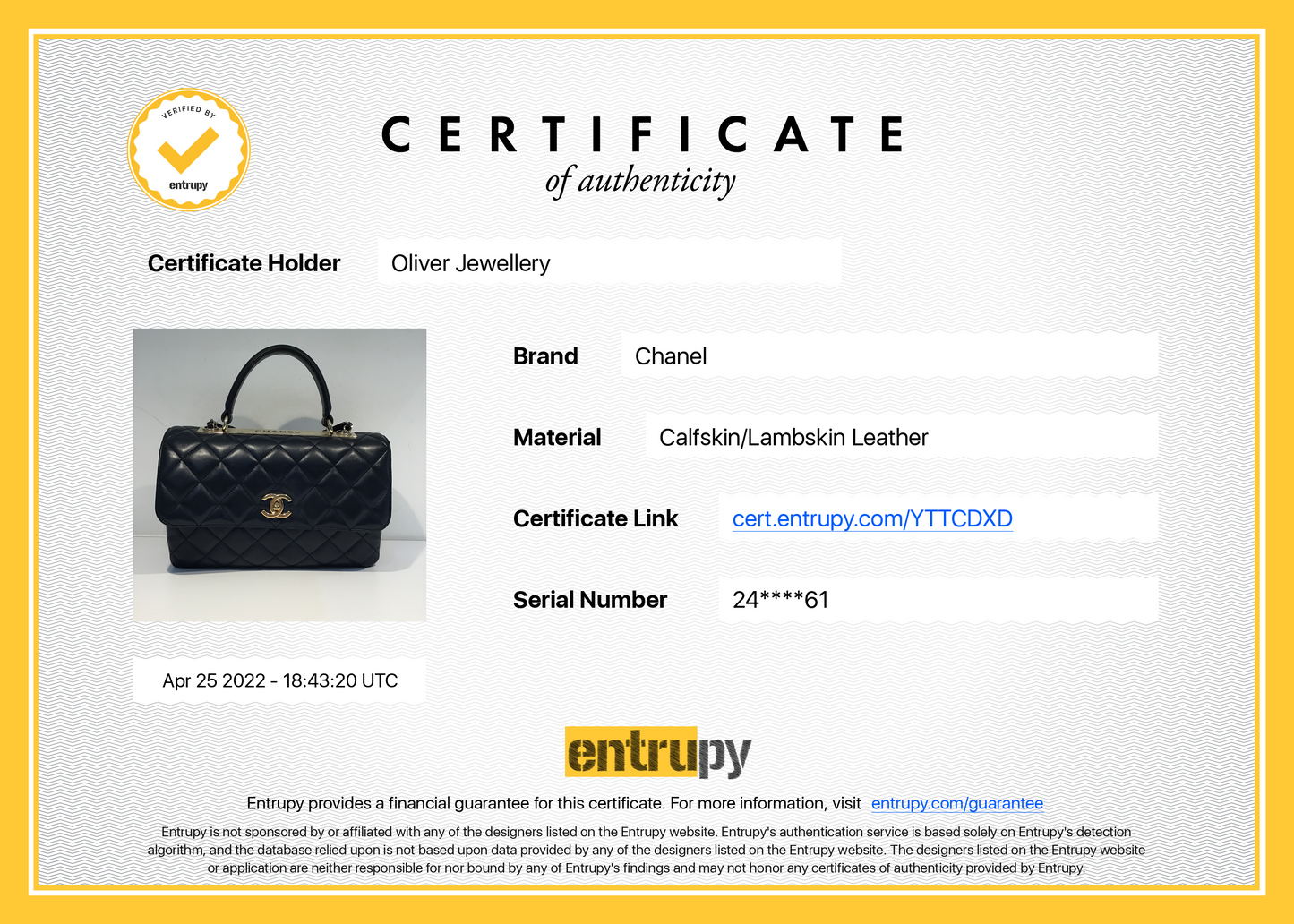 Chanel Trendy CC Medium Top Handle Flap Bag