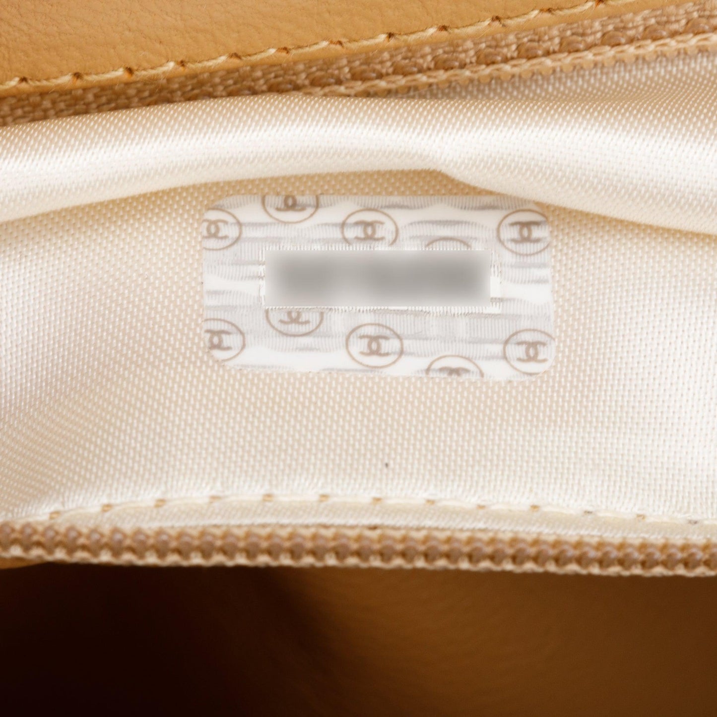 Chanel Vintage Beige Lambskin Leather Wicker Basket Bag