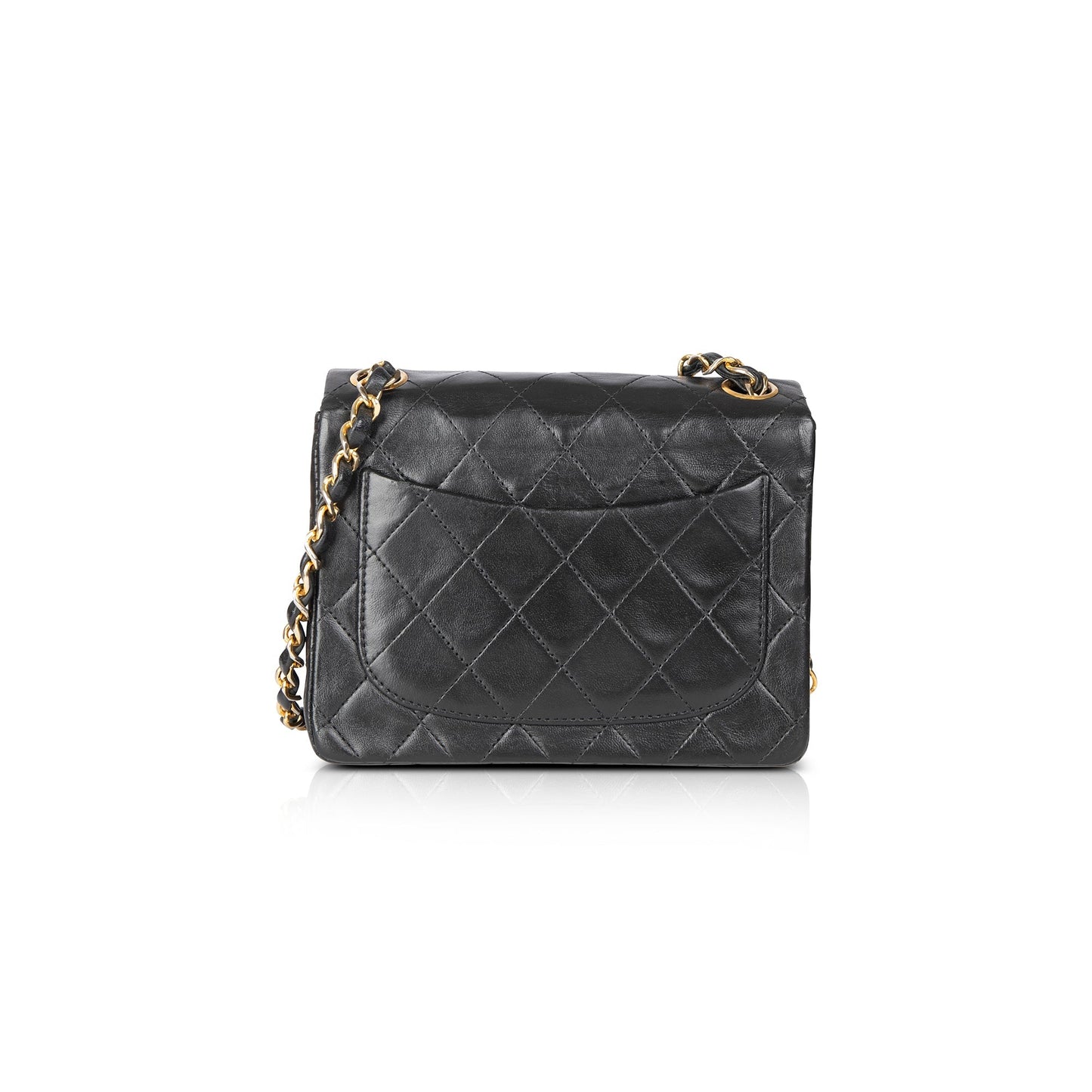 Chanel Vintage Black Classic Mini Square Flap Bag