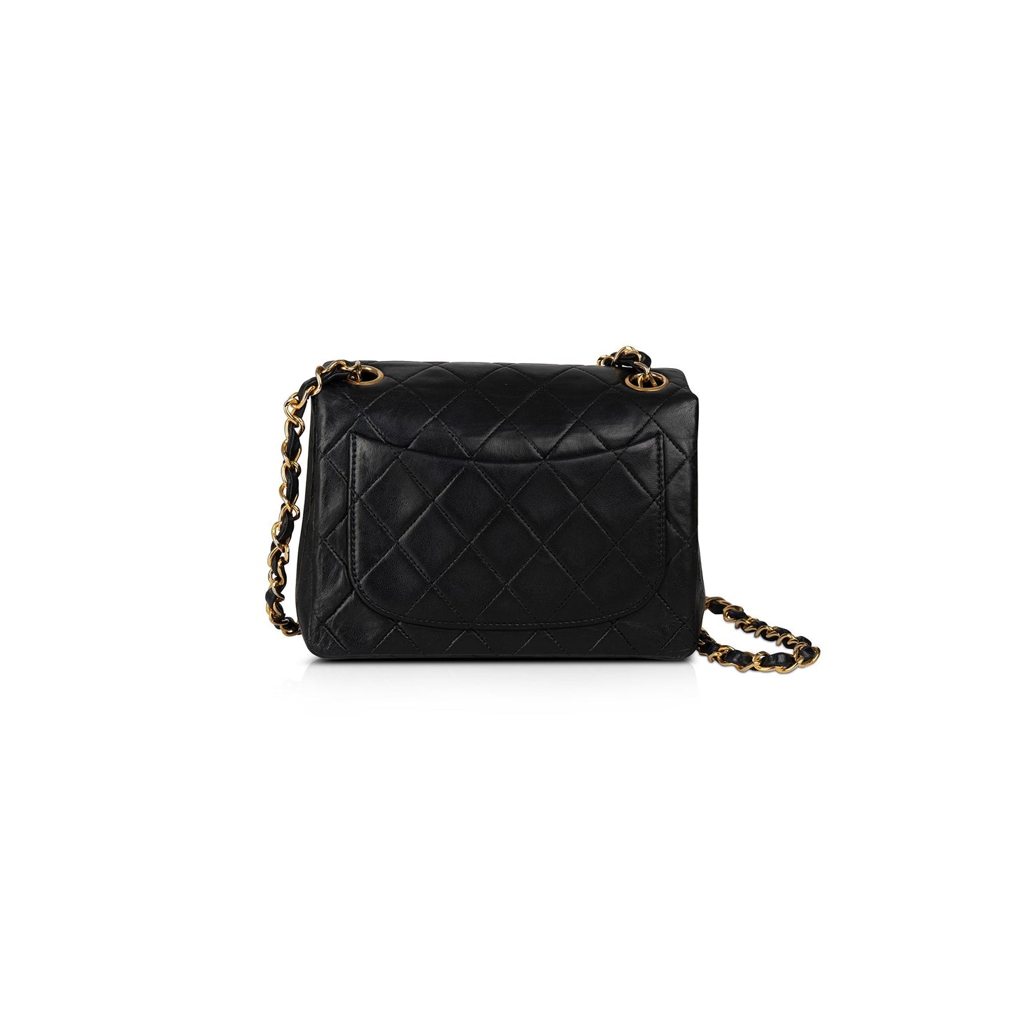 Chanel Vintage Black Classic Mini Square Flap Bag