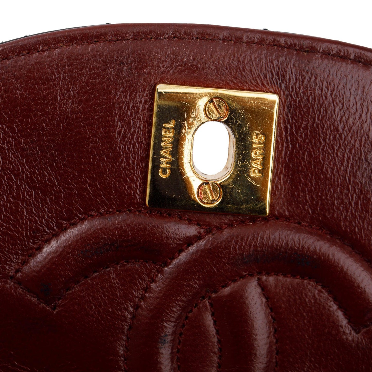 Chanel Vintage Black Lambskin Leather Mini Crossbody Flap Bag