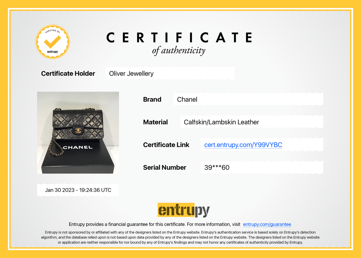 Chanel Vintage Black Lambskin Medium Classic Double Flap Bag