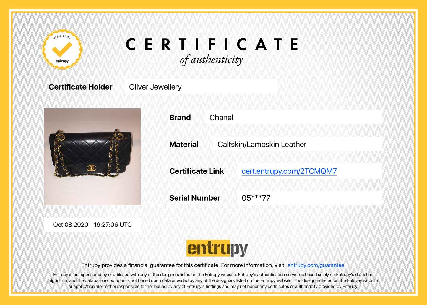 Chanel Vintage Classic Small Double Flap Bag