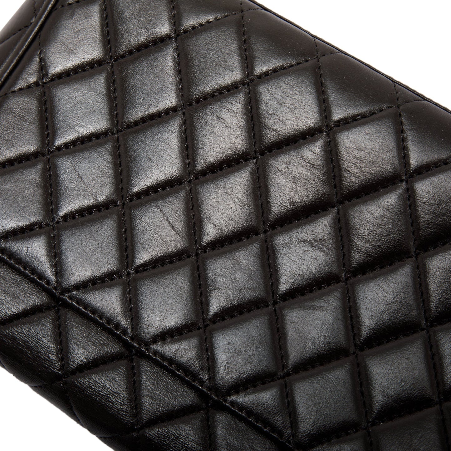 Chanel Vintage Medium Quilted Lambskin Covered CC Flap Bag
