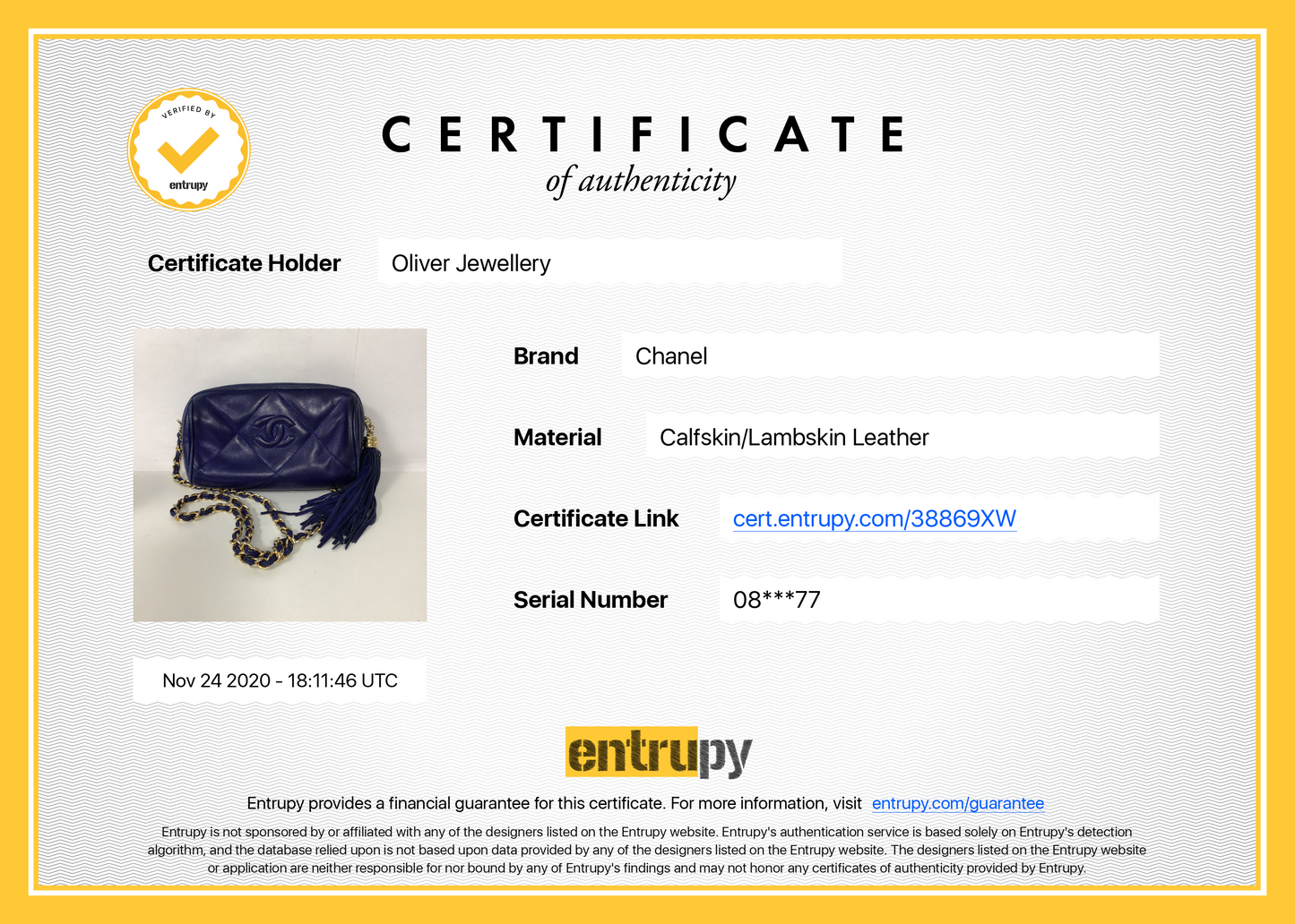 Chanel Vintage Mini CC Tassel Camera Bag