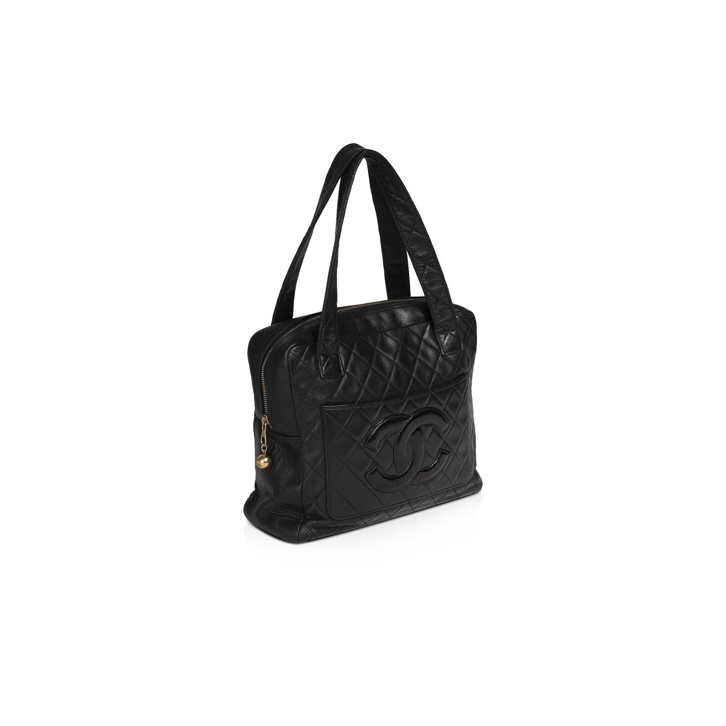 Chanel Vintage Quilted CC Tote