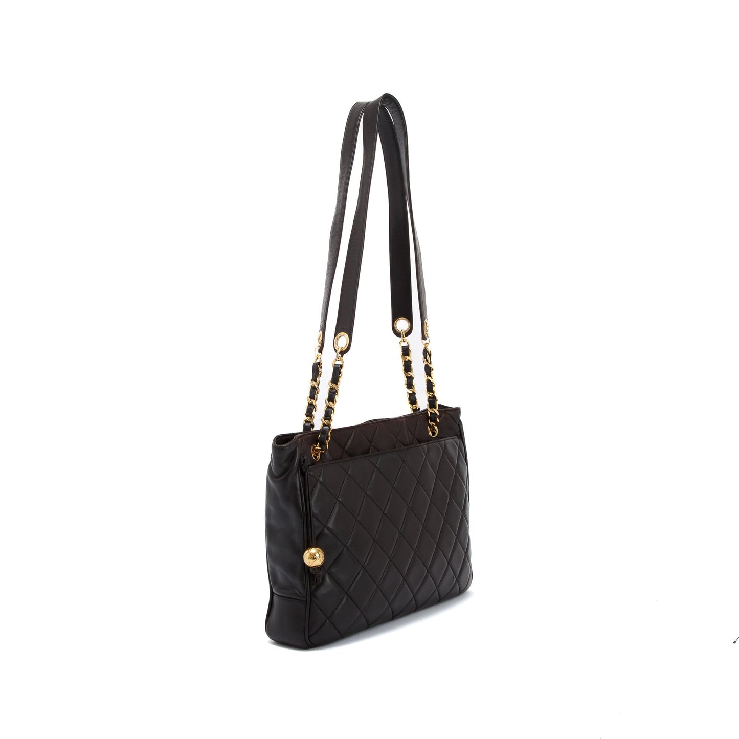 Chanel Vintage Quilted Leather Tote