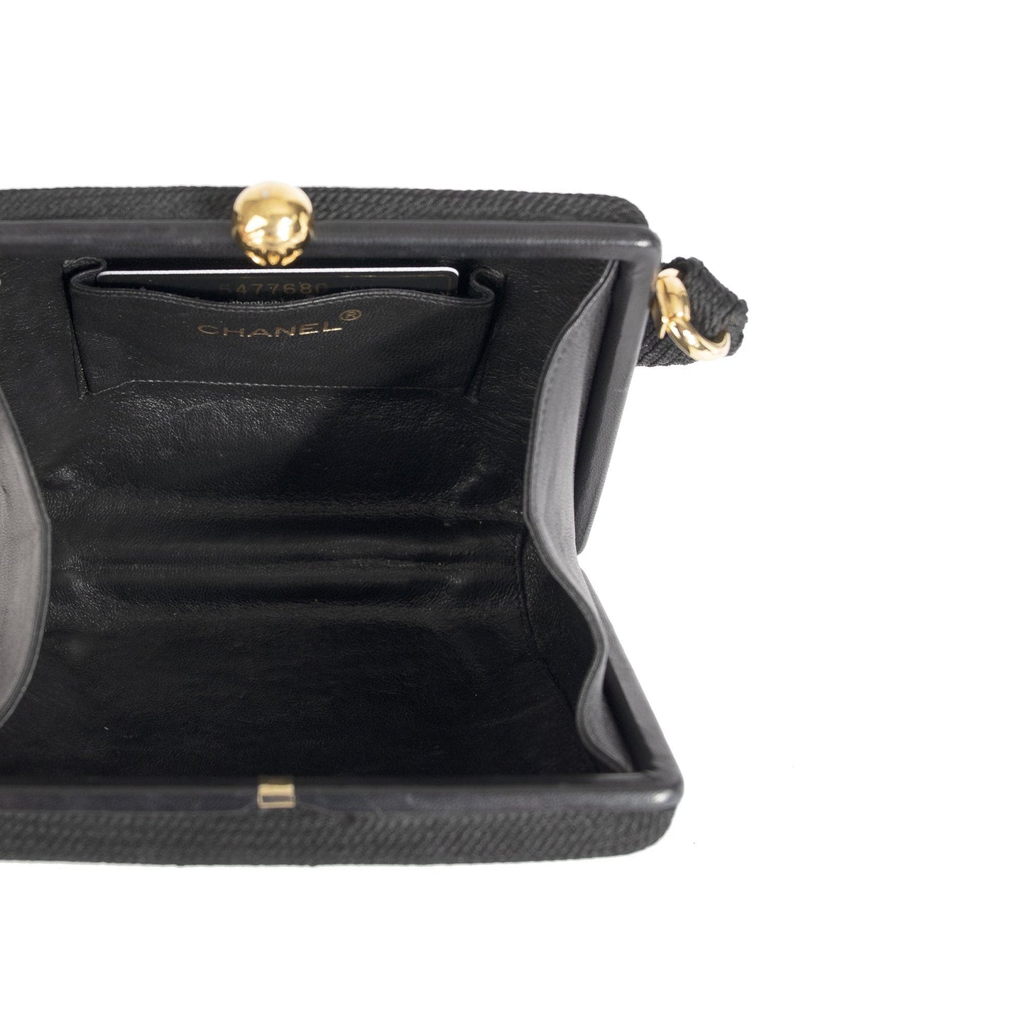 Chanel Vintage Woven Frame Bag
