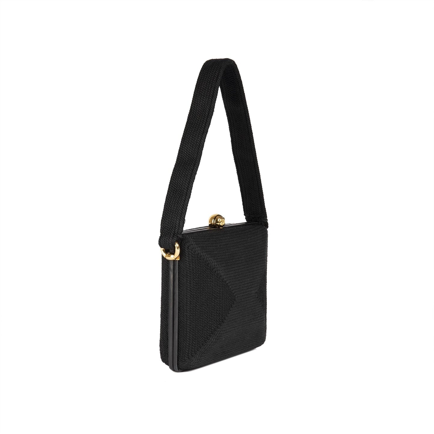 Chanel Vintage Woven Frame Bag