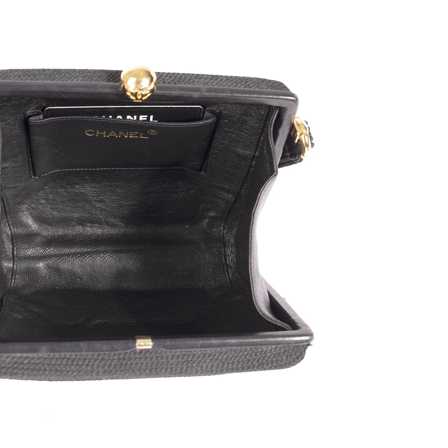 Chanel Vintage Woven Frame Bag