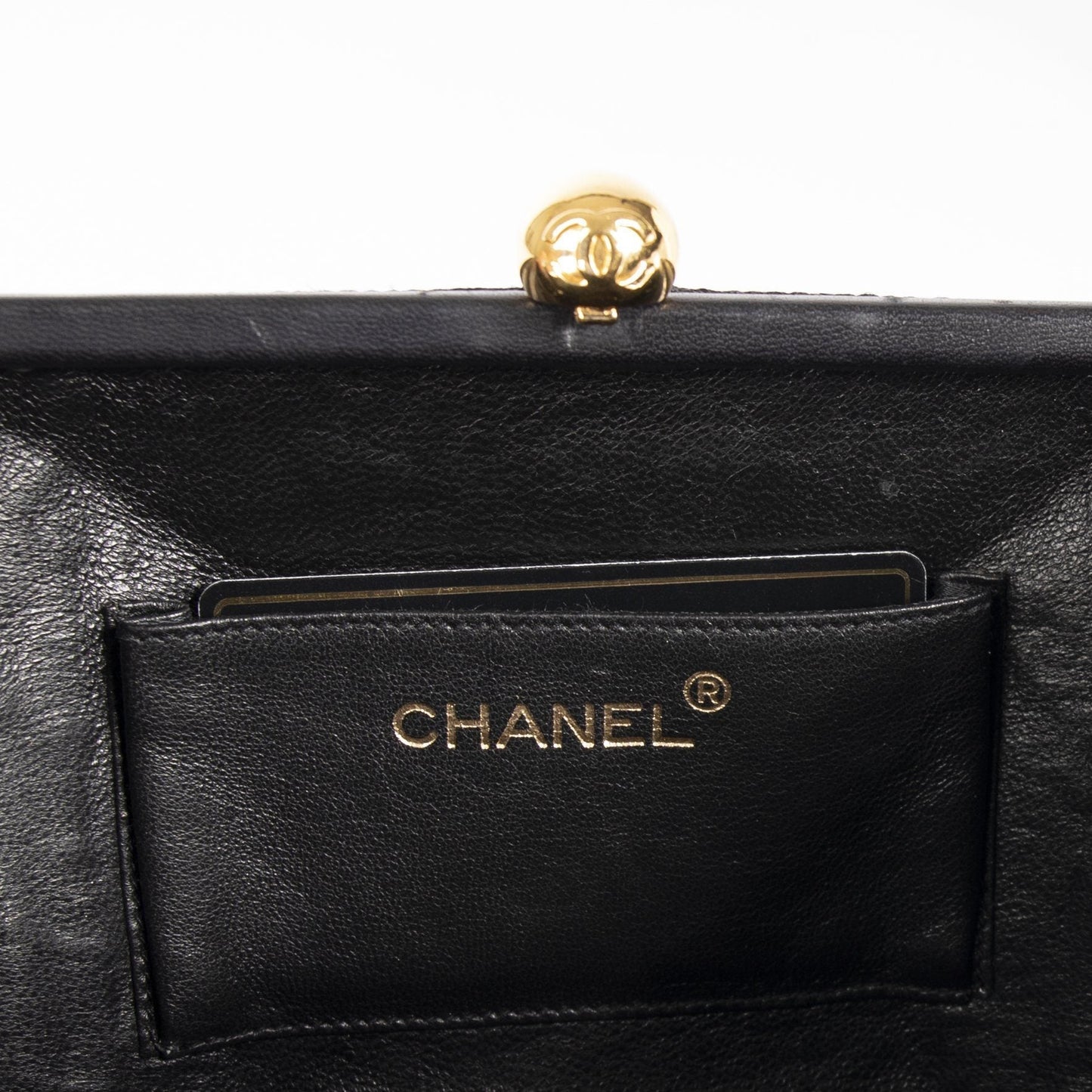 Chanel Vintage Woven Frame Bag