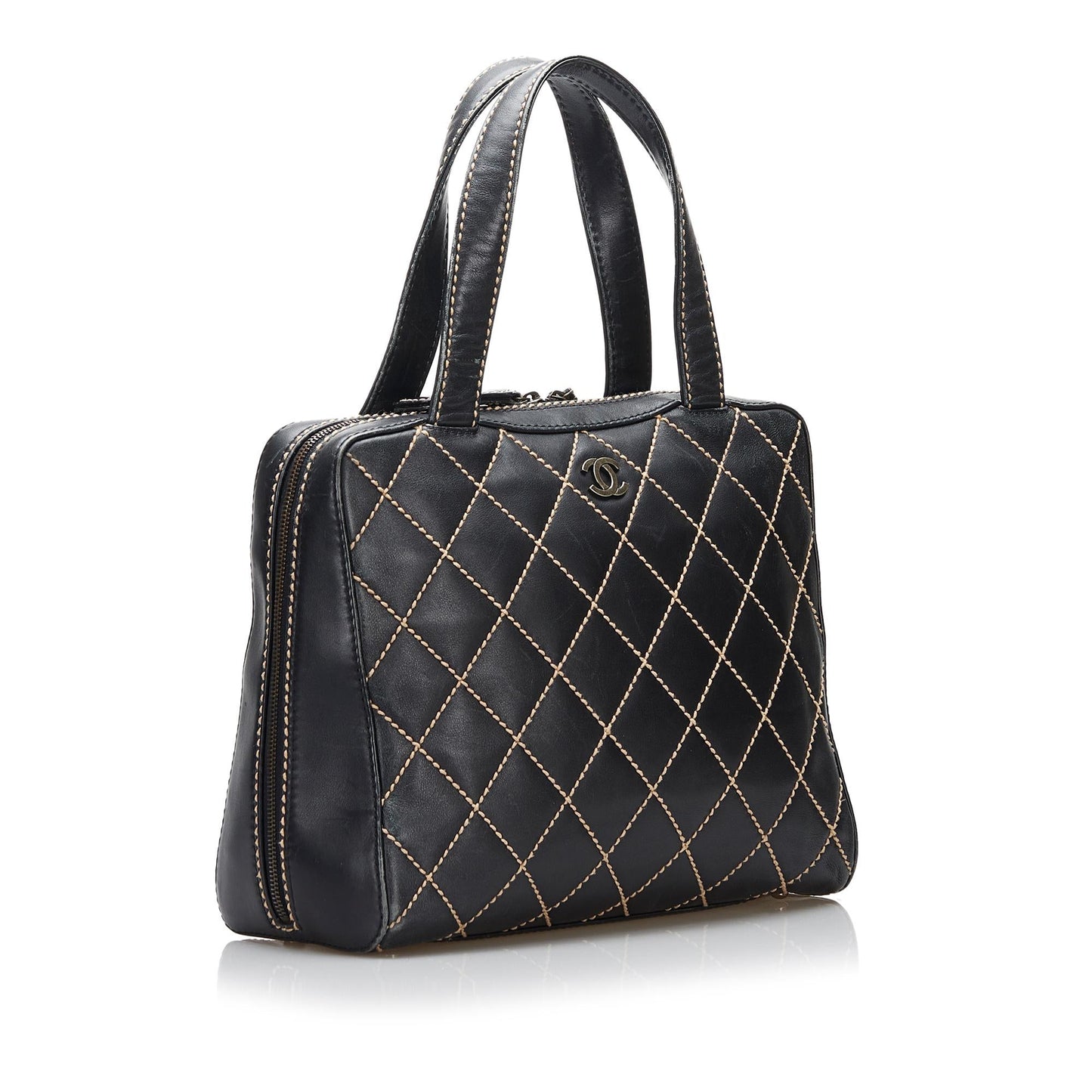 Chanel Wild Stitch Leather Handbag (SHG-FqQKaO)