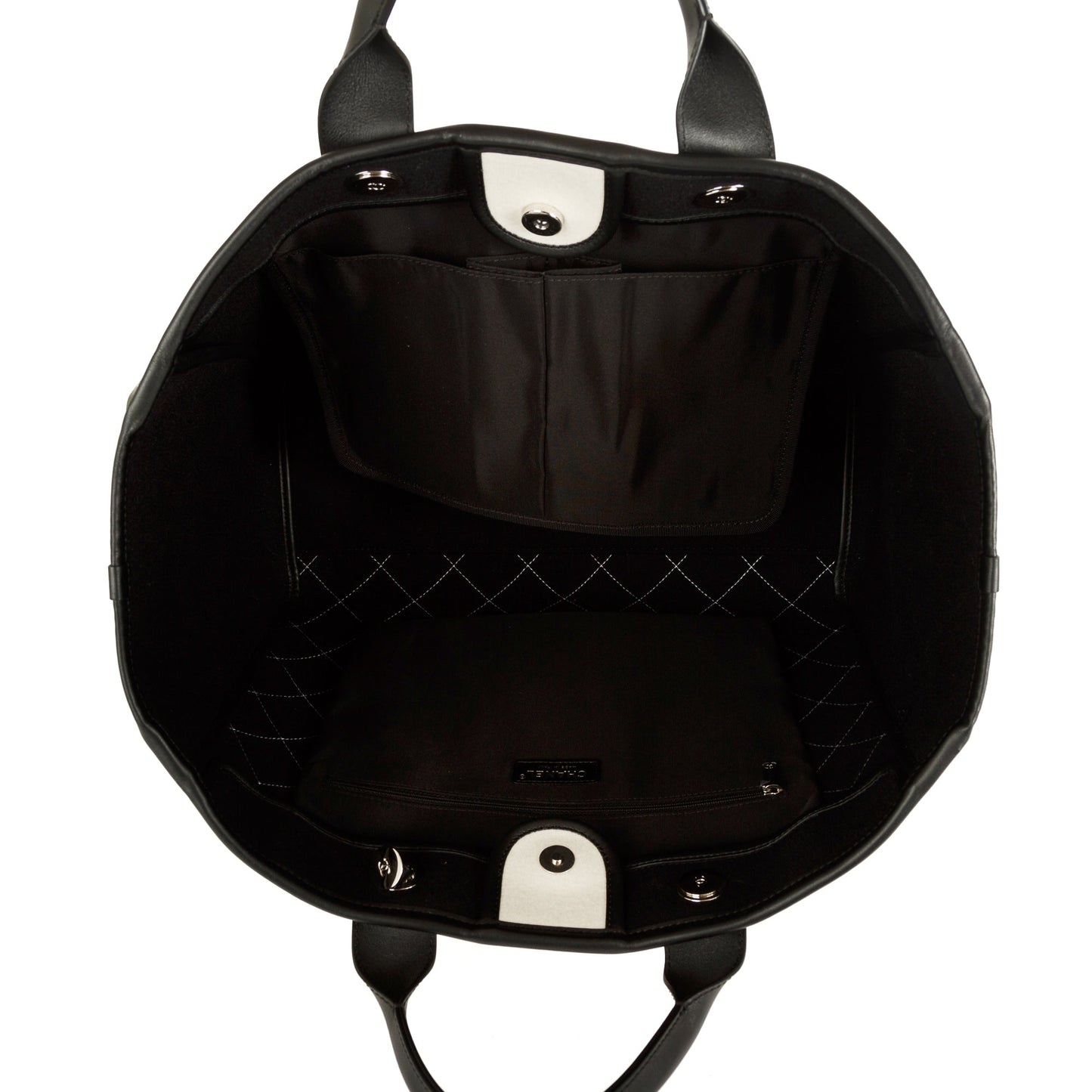 Chanel Wool Felt Large Deauville Tote