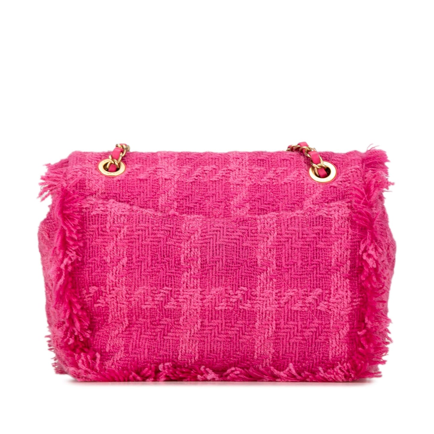 Chanel Wool Tweed Giant Logo Flap (SHG-pB1hNA)