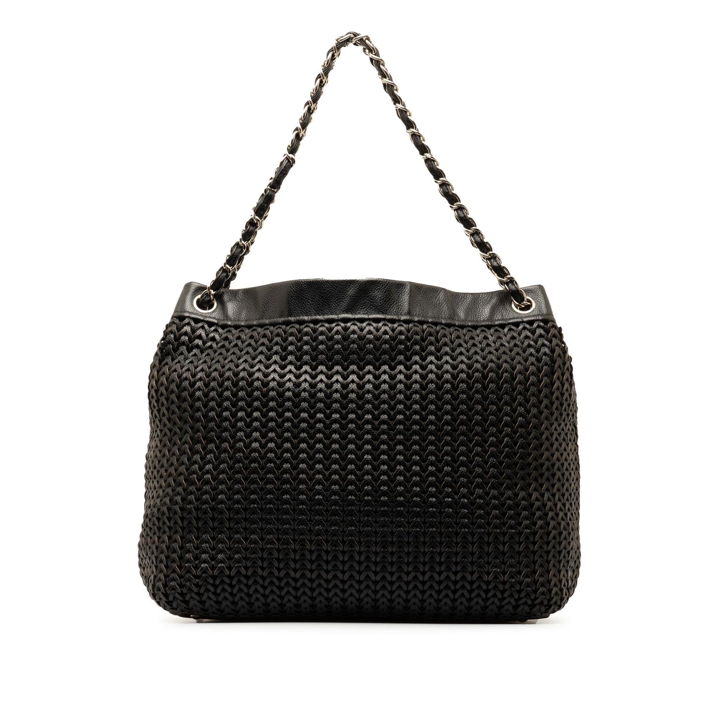 Chanel Woven Caviar Leather Tote (SHG-r7jUZ9)