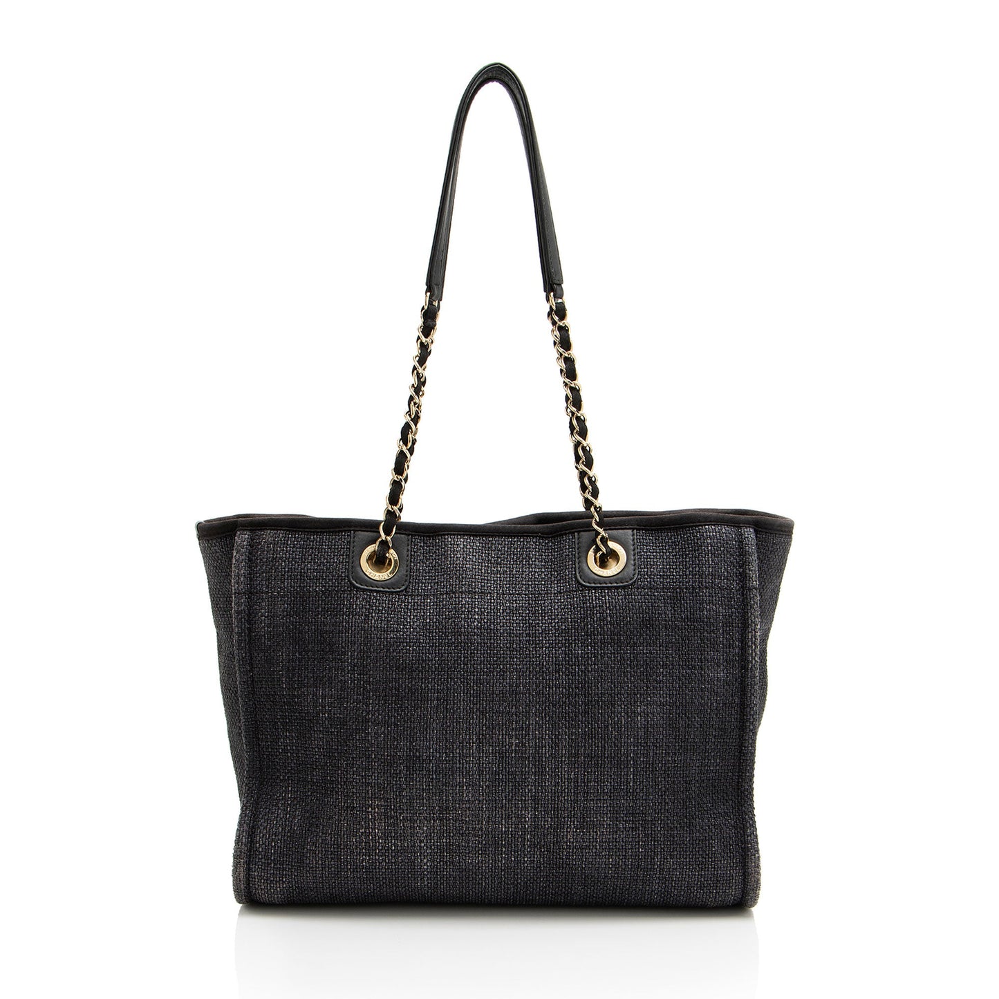 Chanel Woven Straw Deauville Small Tote