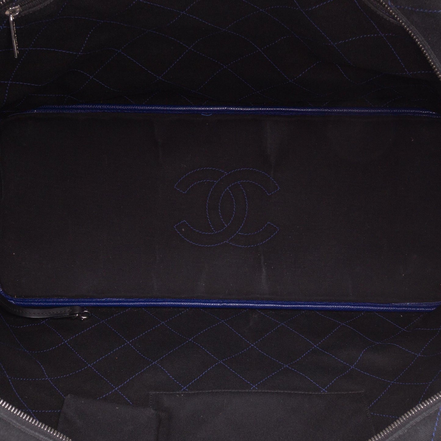 Chanel XL Quilted Caviar Shopping Fever Tote
