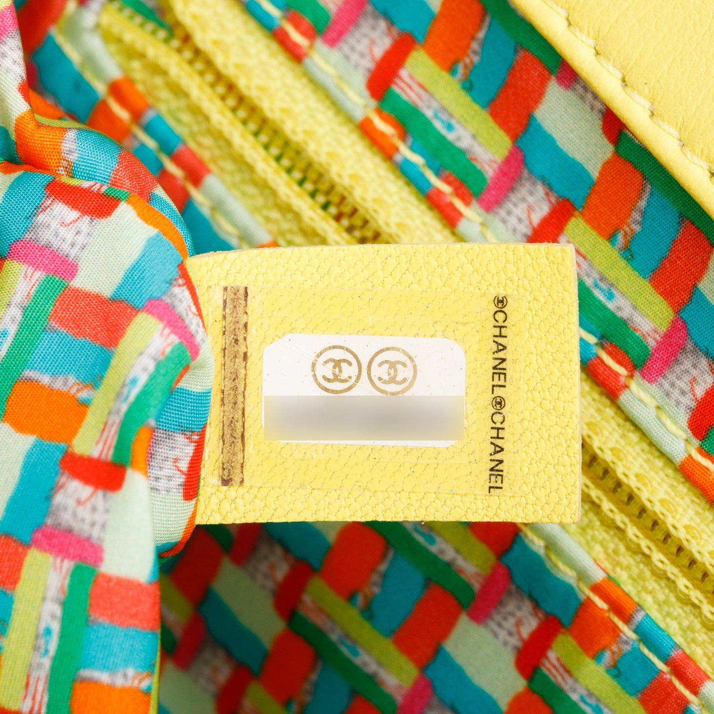 Chanel Yellow Quilted Lambskin Leather Medium Rain Flap Bag