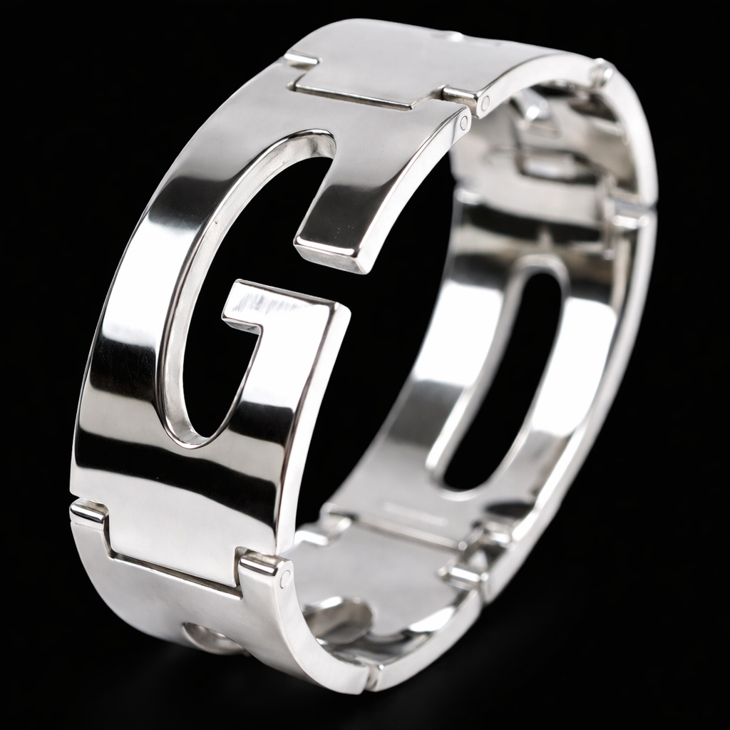 GUCCI bracelet 925 Silver Heavy Bracelet