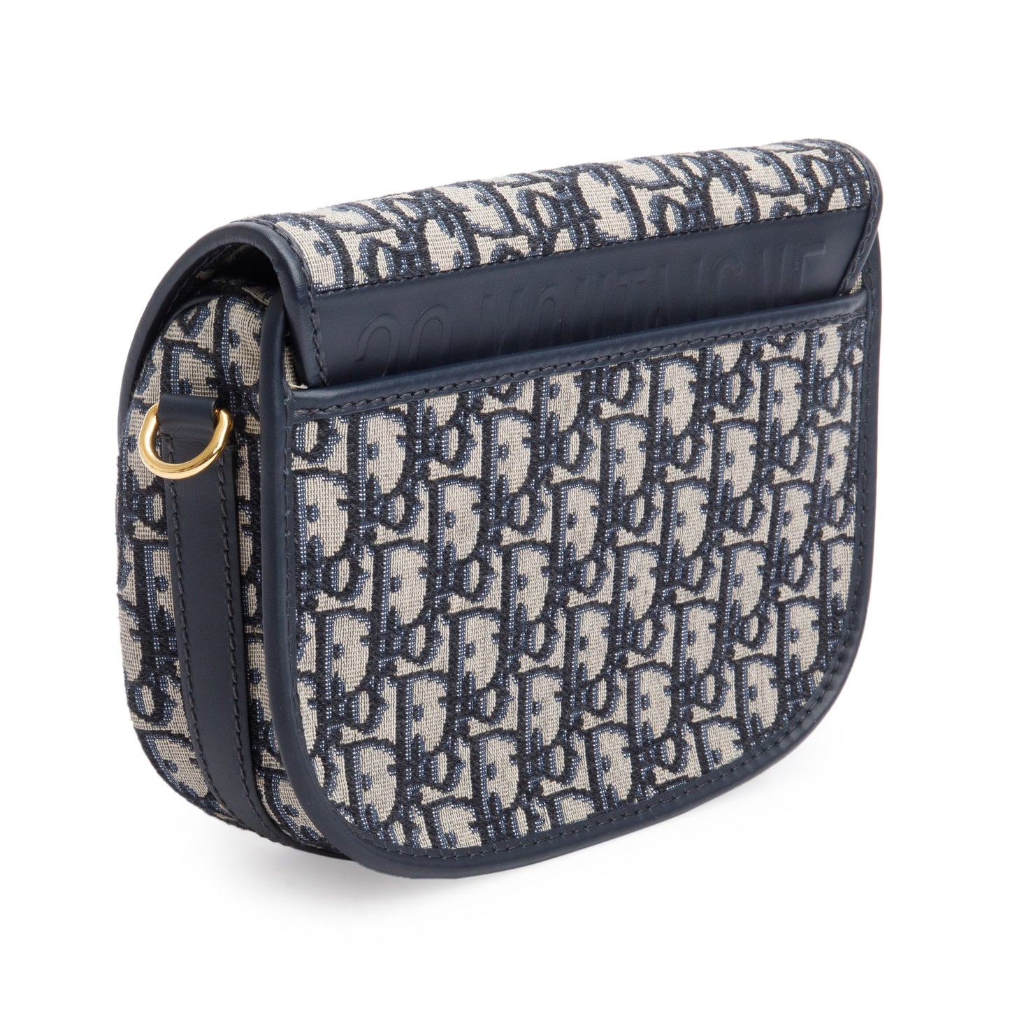 Christian Dior 2020 Blue Oblique Jacquard Medium Bobby Bag