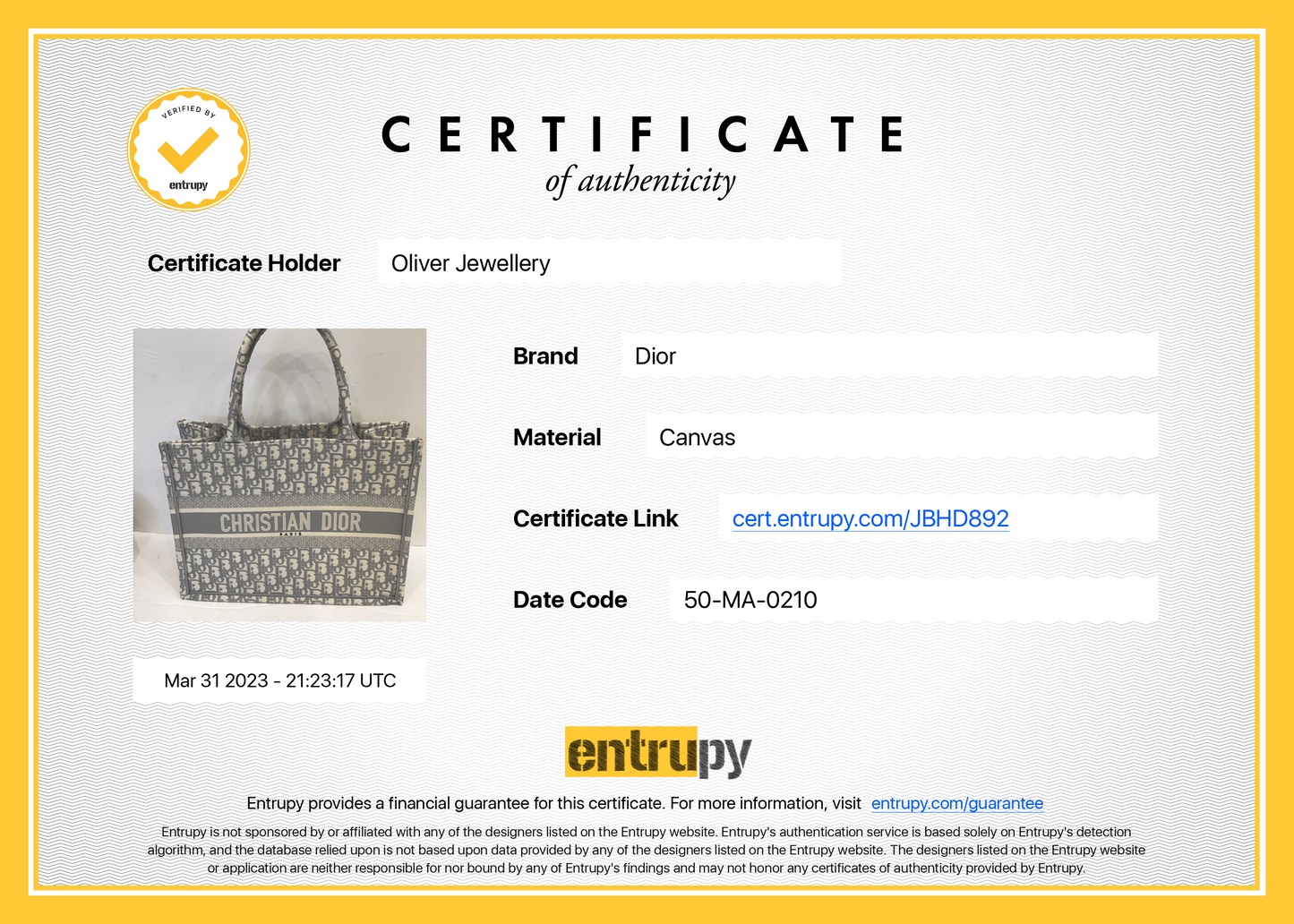 Christian Dior 2020 Medium Oblique Book Tote
