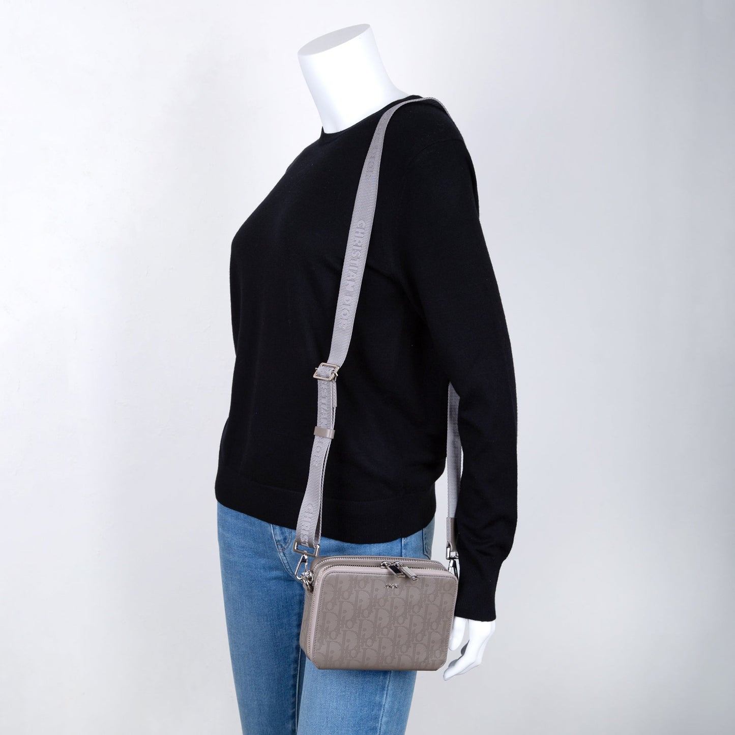 Christian Dior 2020 Oblique Galaxy Leather Messenger Pouch