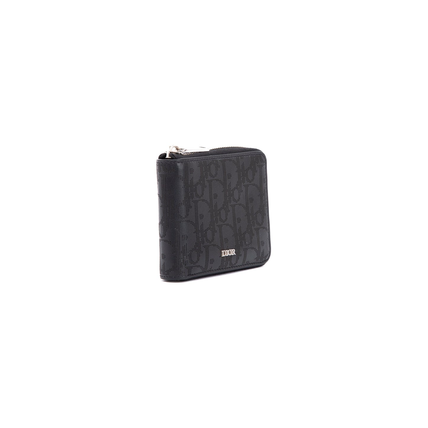 Christian Dior 2020 Oblique Galaxy Leather Zipped Wallet
