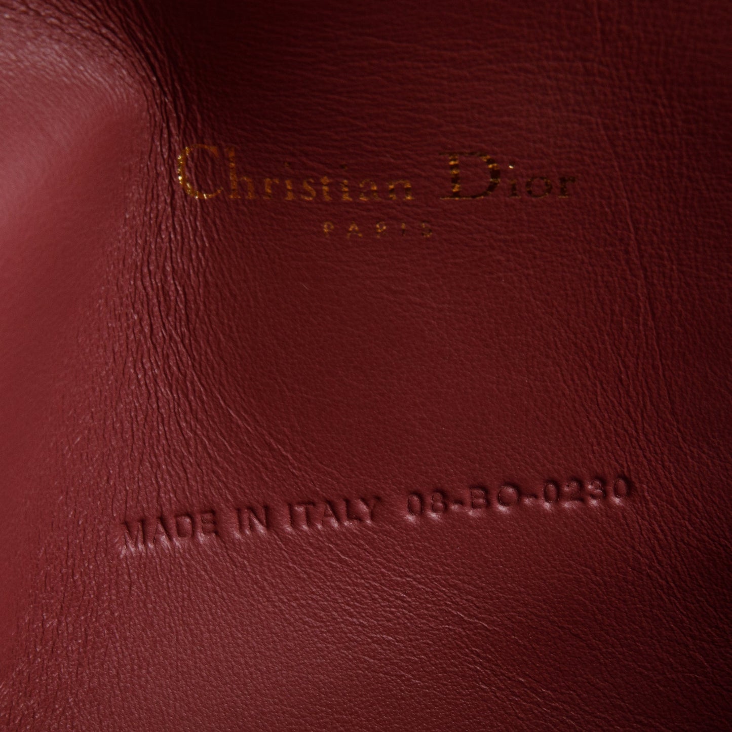 Christian Dior 2020 Pink Cannage Patent Leather Lady Dior Chain Pouch