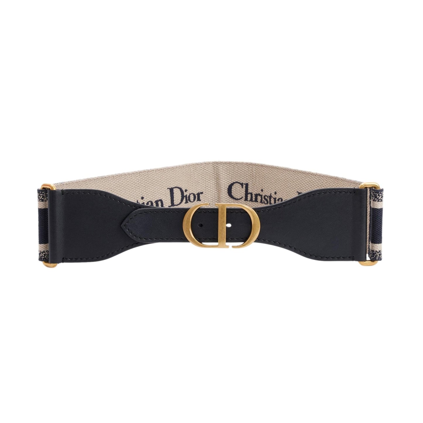 Christian Dior 2021 Wide Oblique Belt