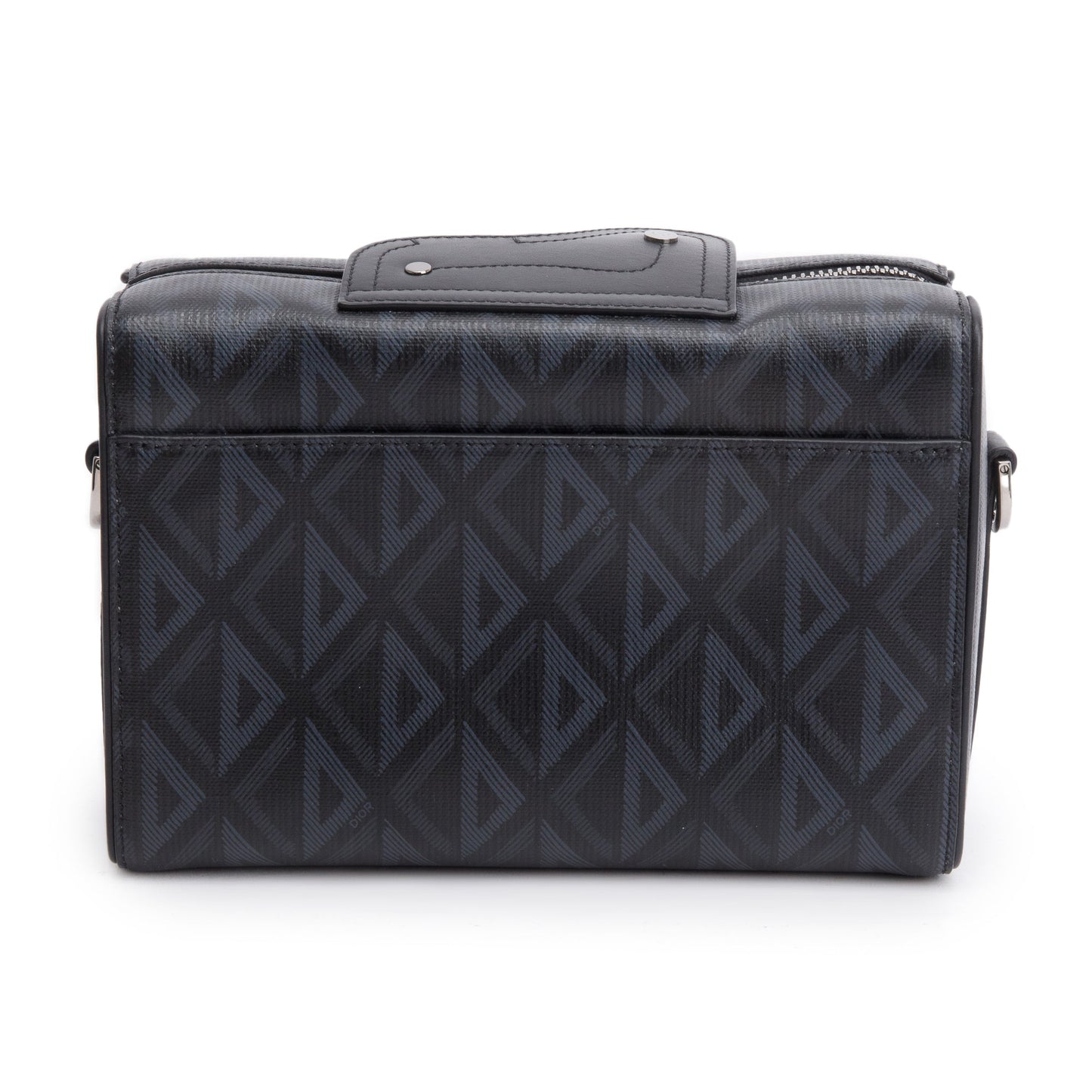Christian Dior 2022 Black CD Diamond Coated Canvas Lingot 22