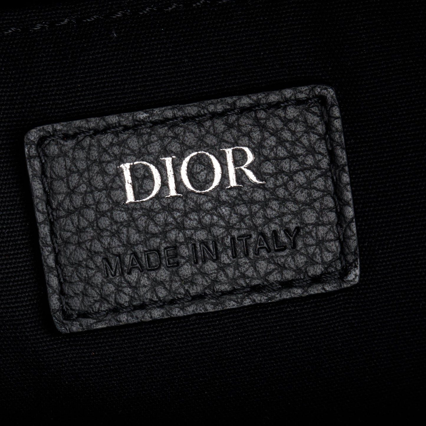 Christian Dior 2022 Black Oblique Jacquard Rider Backpack