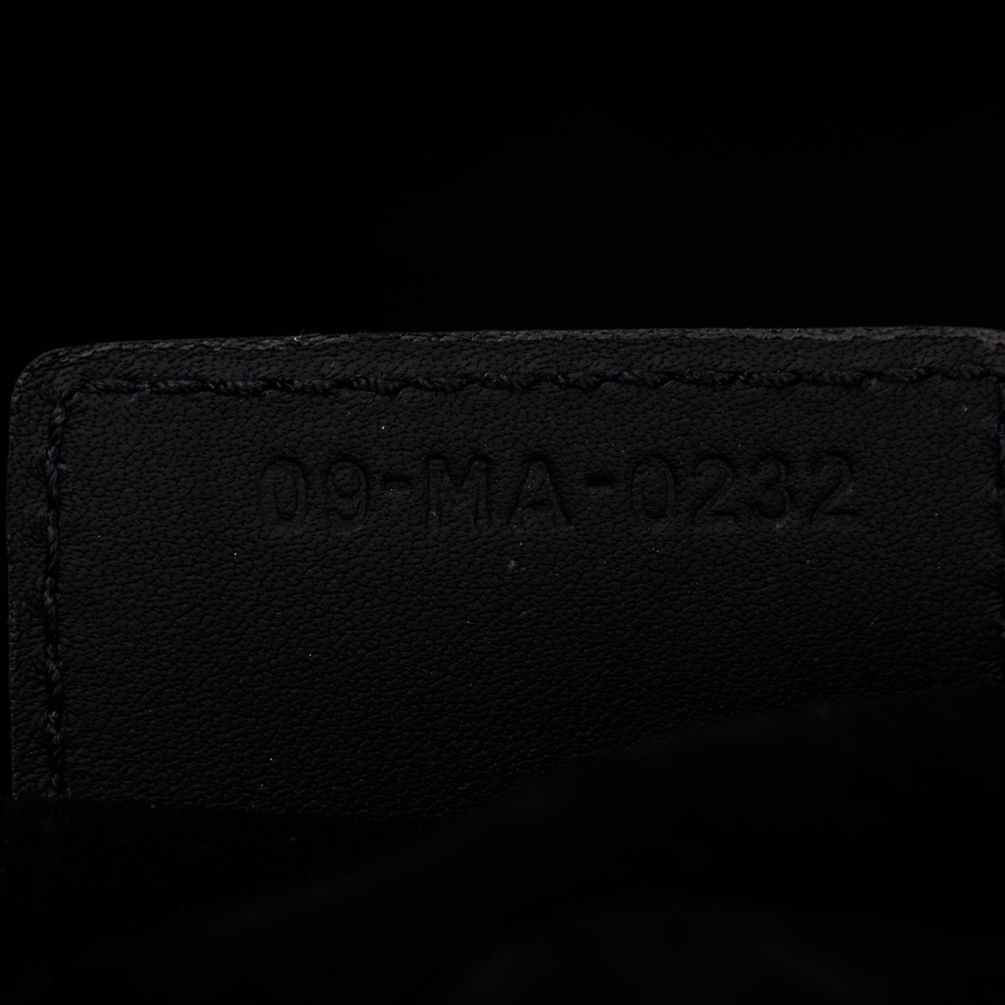 Christian Dior 2022 Black Ultramatte Calfskin Leather Medium Saddle Bag