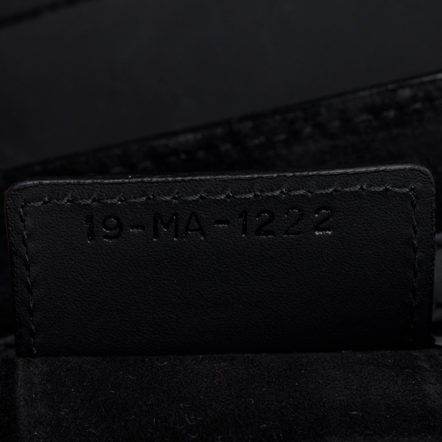 Christian Dior 2022 Black Ultramatte Calfskin Leather Medium Saddle Bag