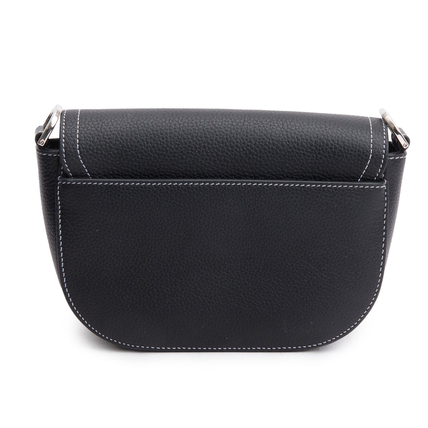 Christian Dior 2023 Black Calfskin Leather Mini Saddle Messenger Bag
